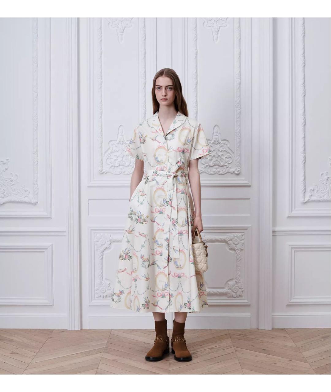 CHRISTIAN DIOR Хлопковое повседневное платье, фото 2