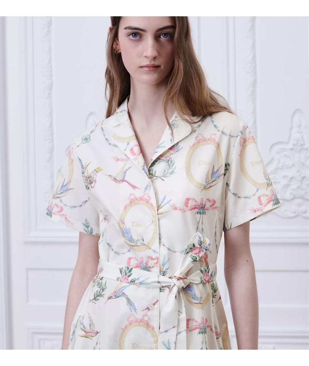 CHRISTIAN DIOR Хлопковое повседневное платье, фото 3