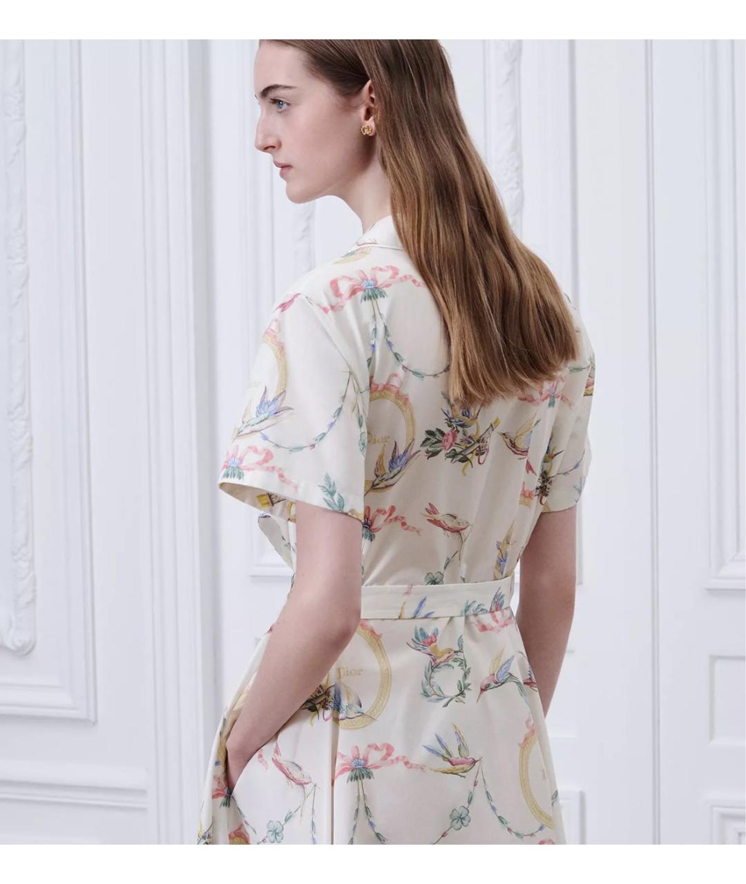CHRISTIAN DIOR Хлопковое повседневное платье, фото 4