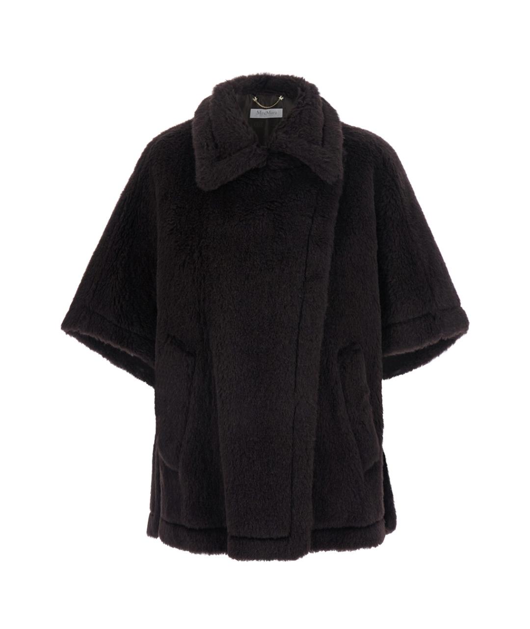 MAX MARA Коричневое шерстяное пальто, фото 1