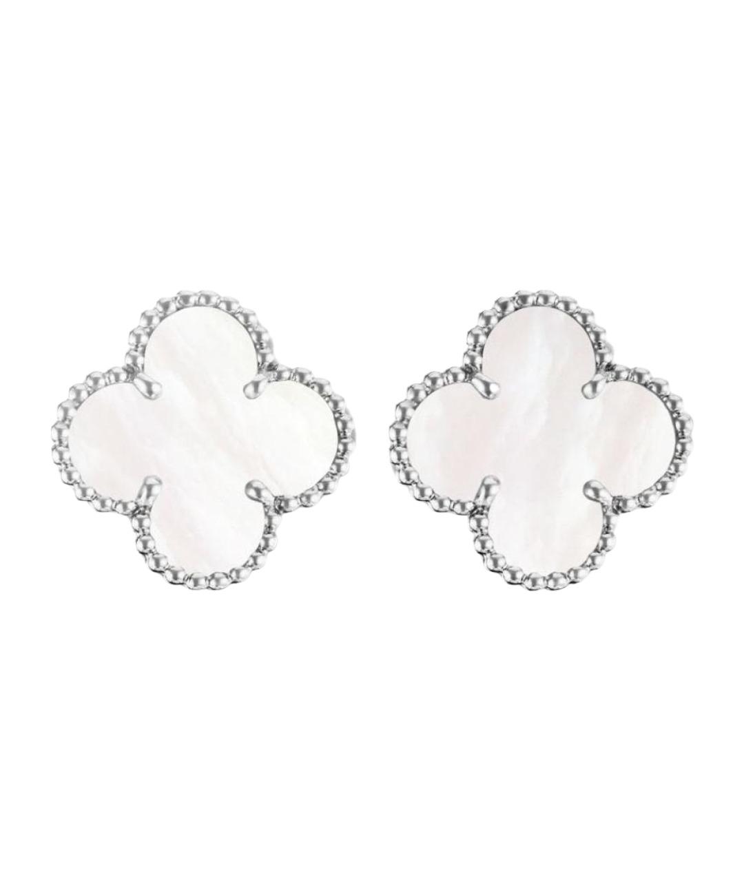 VAN CLEEF & ARPELS Белые серьги из белого золота, фото 1