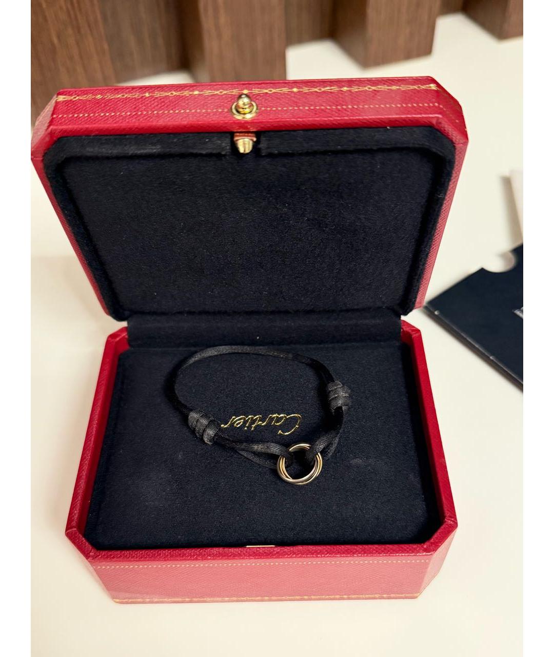 CARTIER Черный браслет из белого золота, фото 3