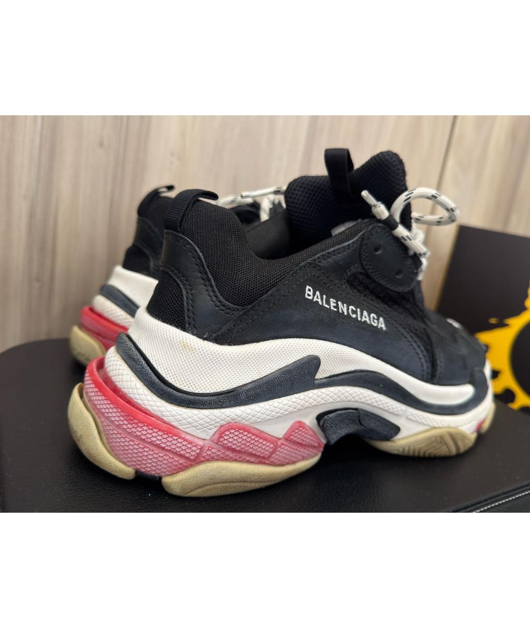 BALENCIAGA Черные кроссовки, фото 3