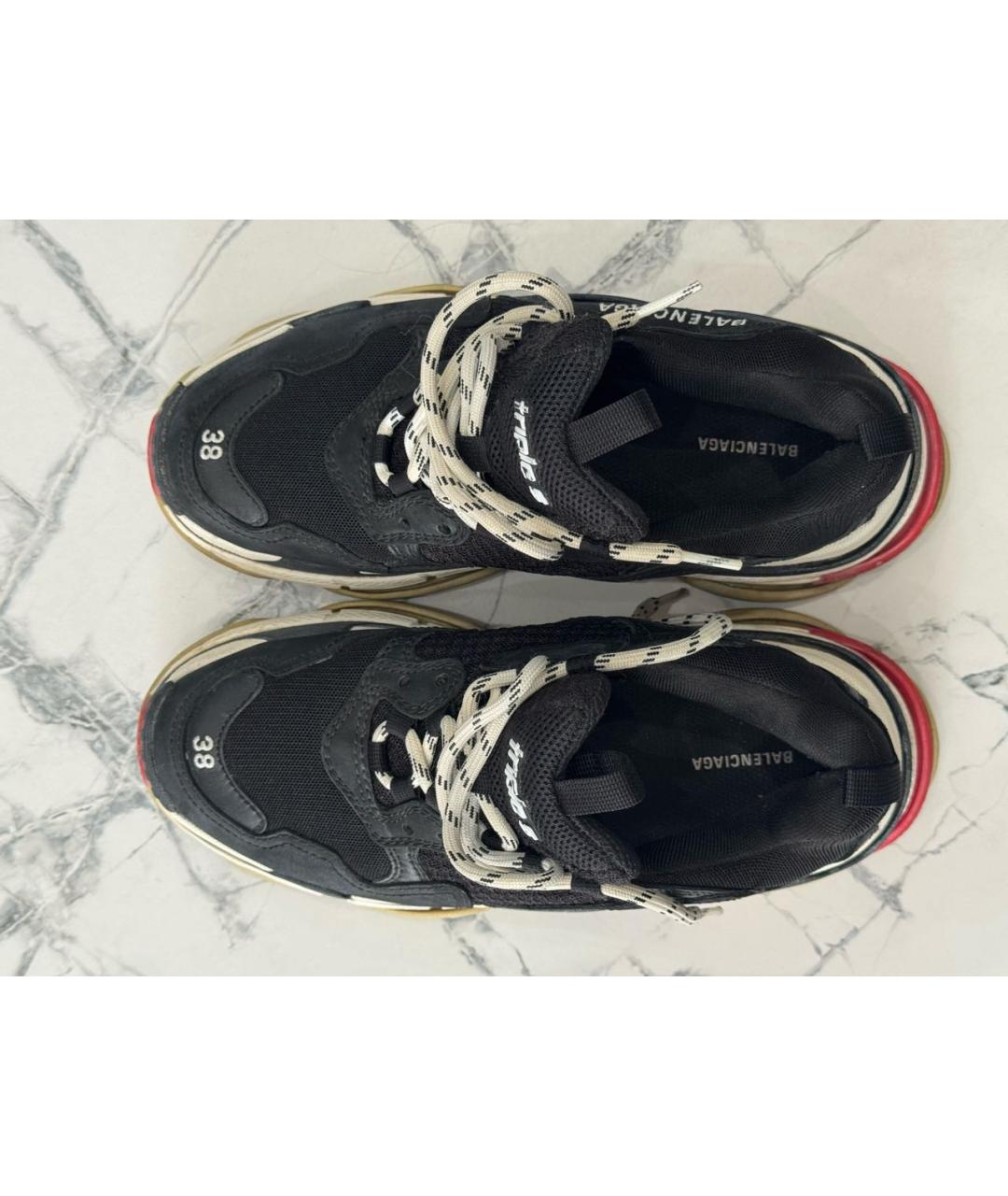 BALENCIAGA Черные кроссовки, фото 7