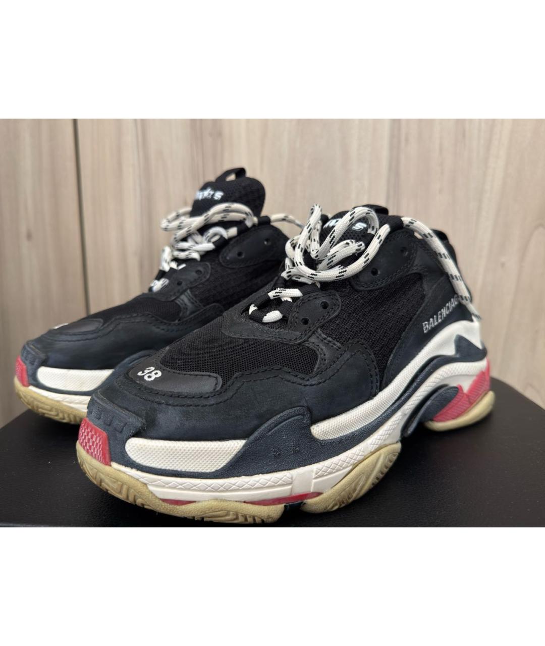 BALENCIAGA Черные кроссовки, фото 5