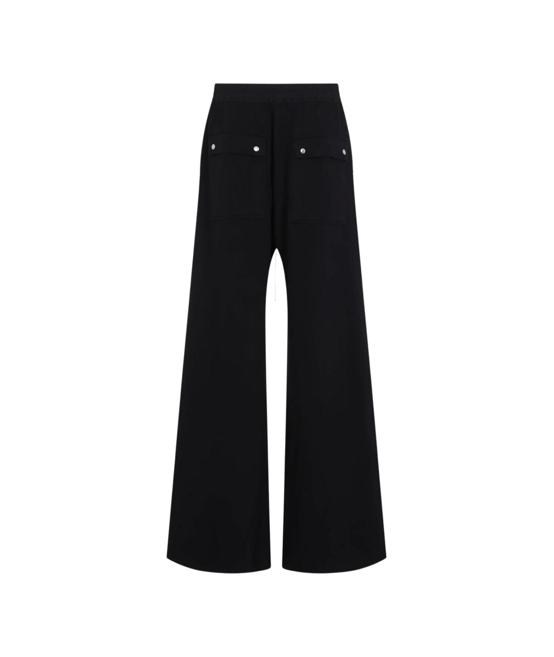 RICK OWENS DRKSHDW Черные хлопковые повседневные брюки, фото 2