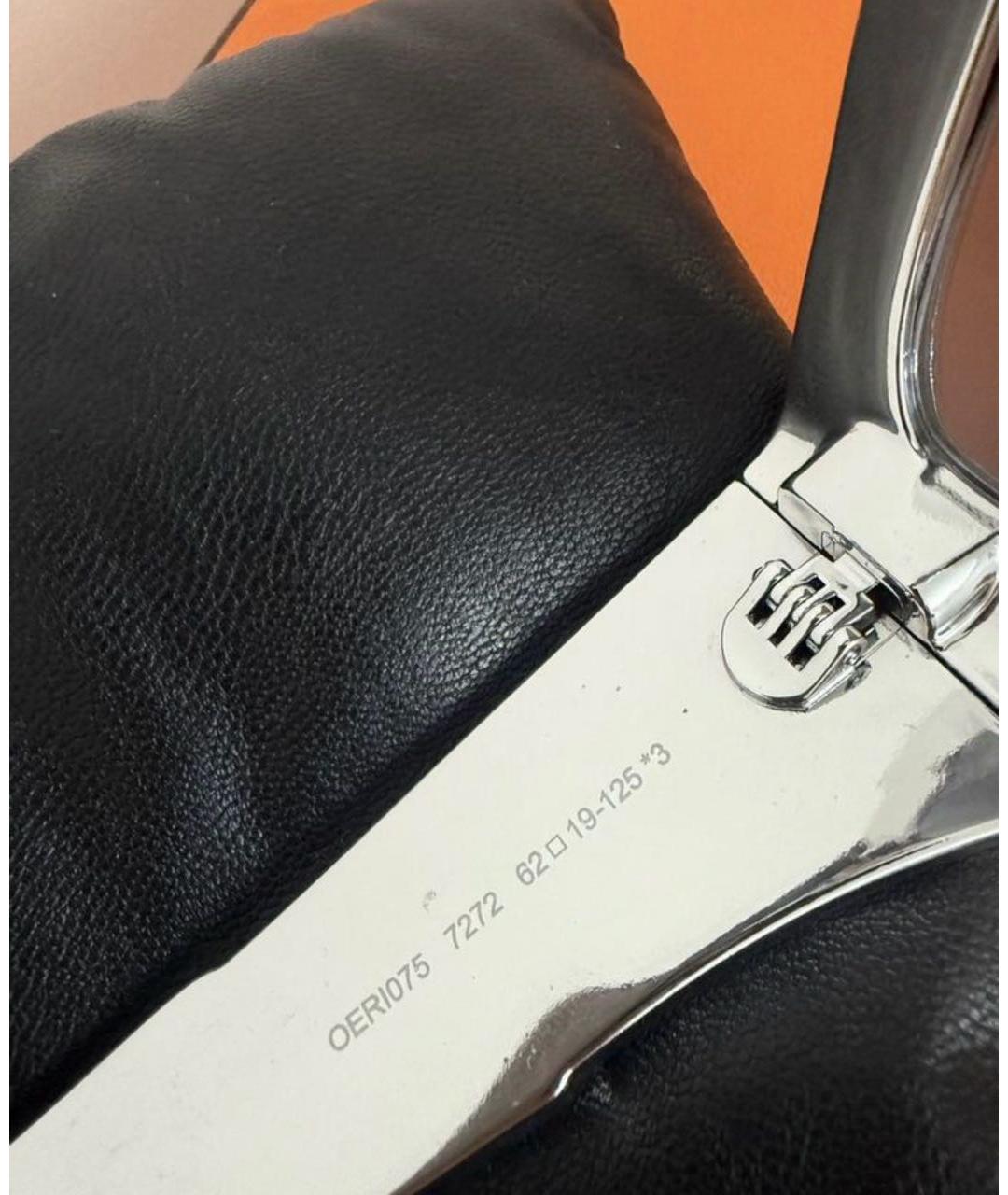OFF-WHITE Серебряные пластиковые солнцезащитные очки, фото 6