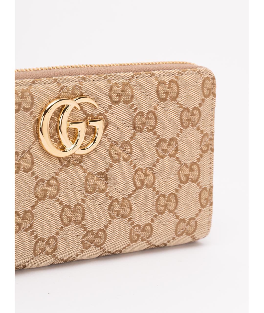 GUCCI Бежевый кошелек, фото 4