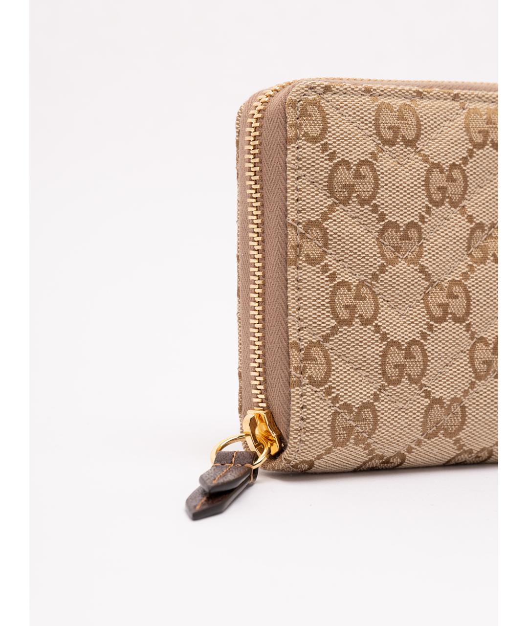 GUCCI Бежевый кошелек, фото 5