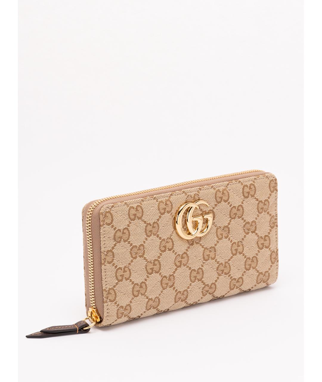 GUCCI Бежевый кошелек, фото 3