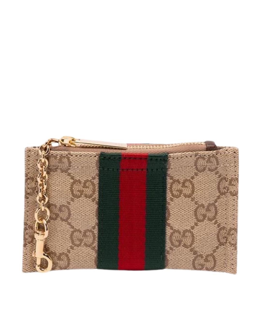 GUCCI Бежевый кардхолдер, фото 1