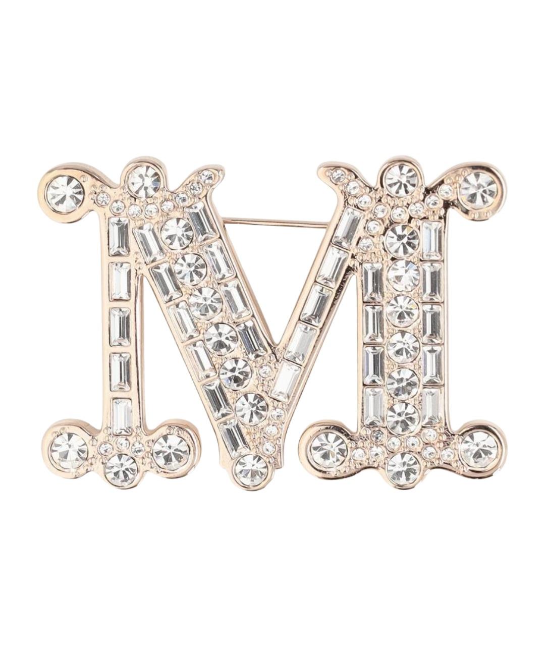MAX MARA Серебряная металлическая булавка / брошь, фото 1