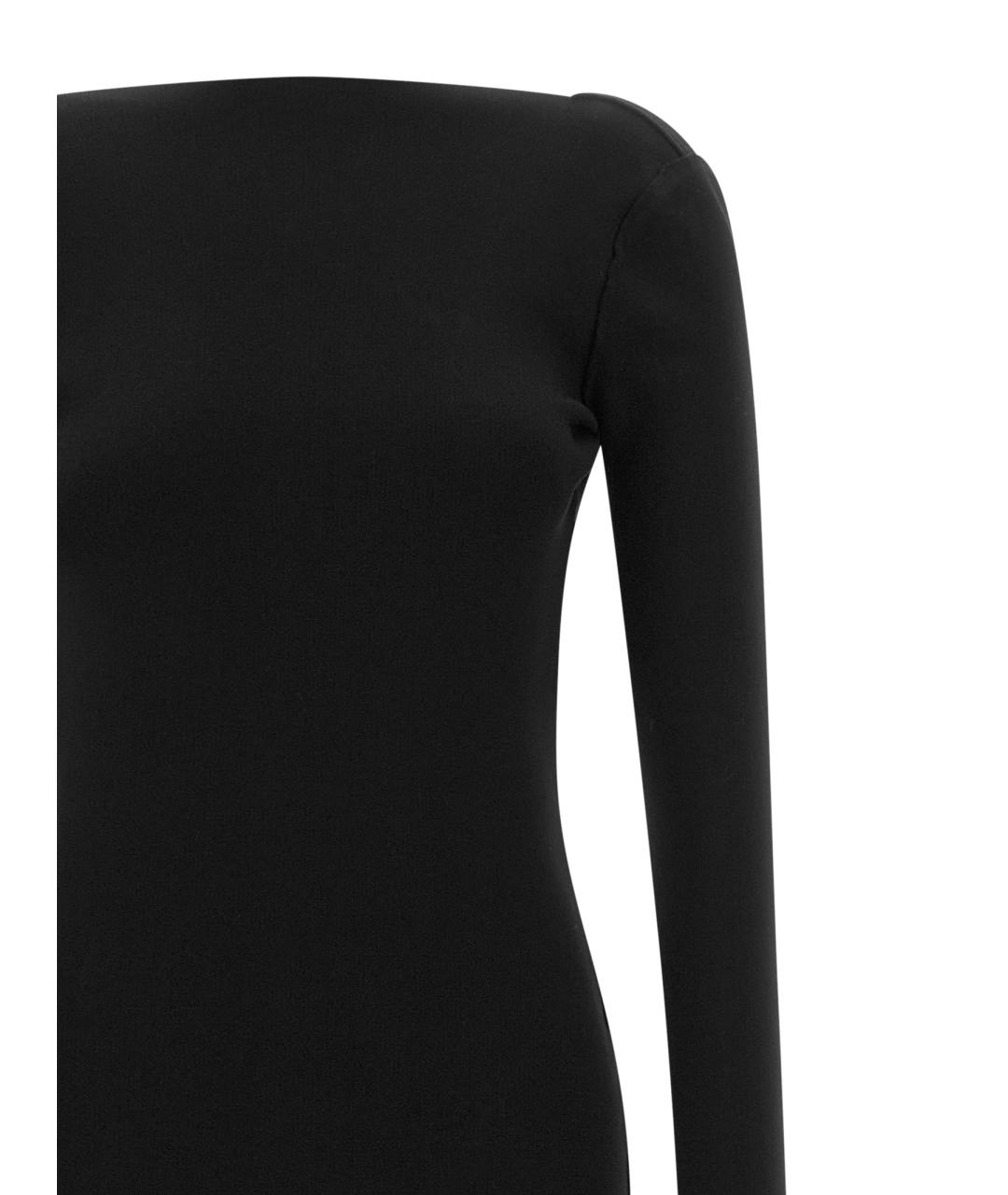 RICK OWENS Черное вискозное платье, фото 3