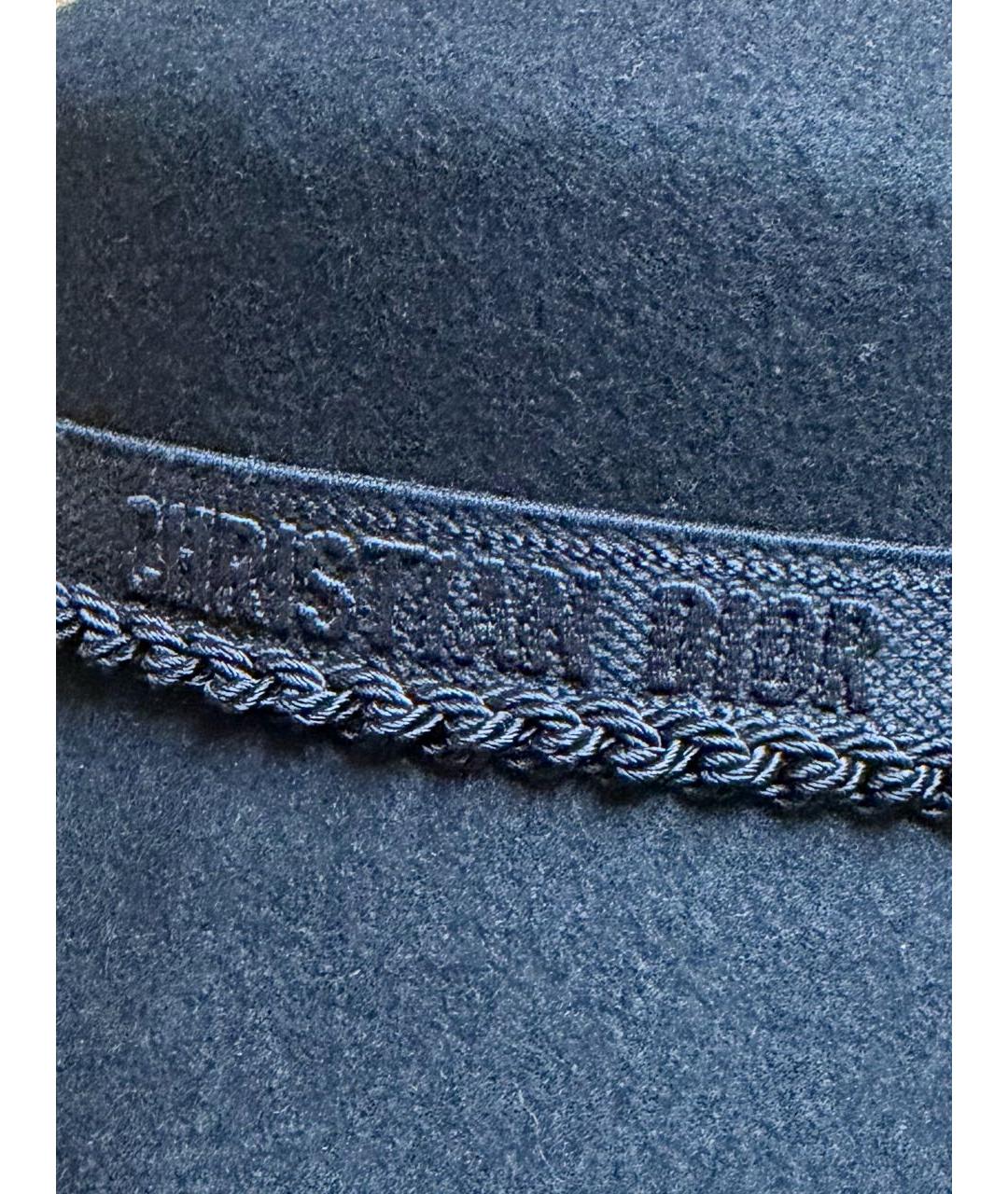 CHRISTIAN DIOR Черная шерстяная кепка, фото 4