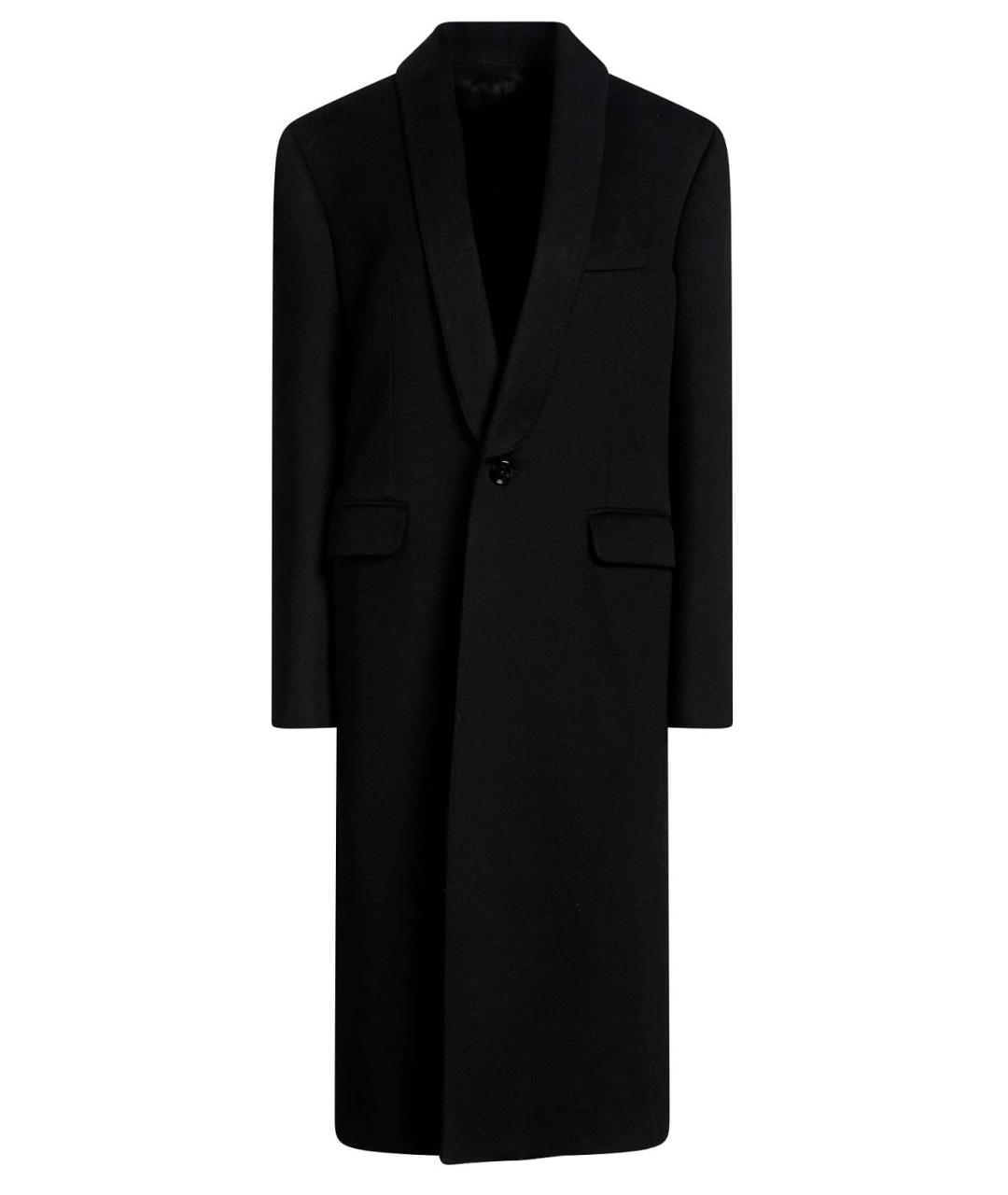 CELINE Черное шерстяное пальто, фото 1
