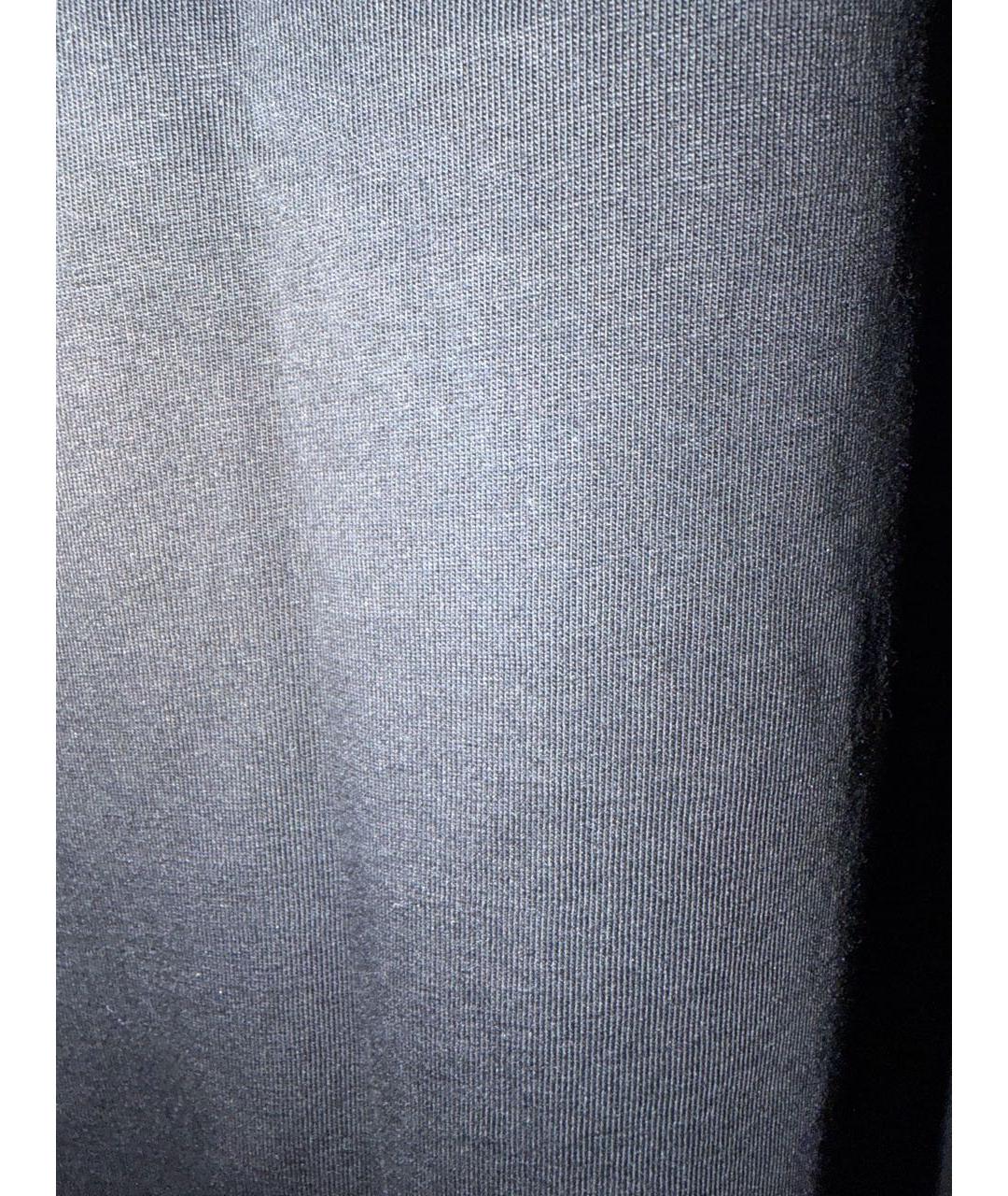 VETEMENTS Черная хлопковая футболка, фото 4