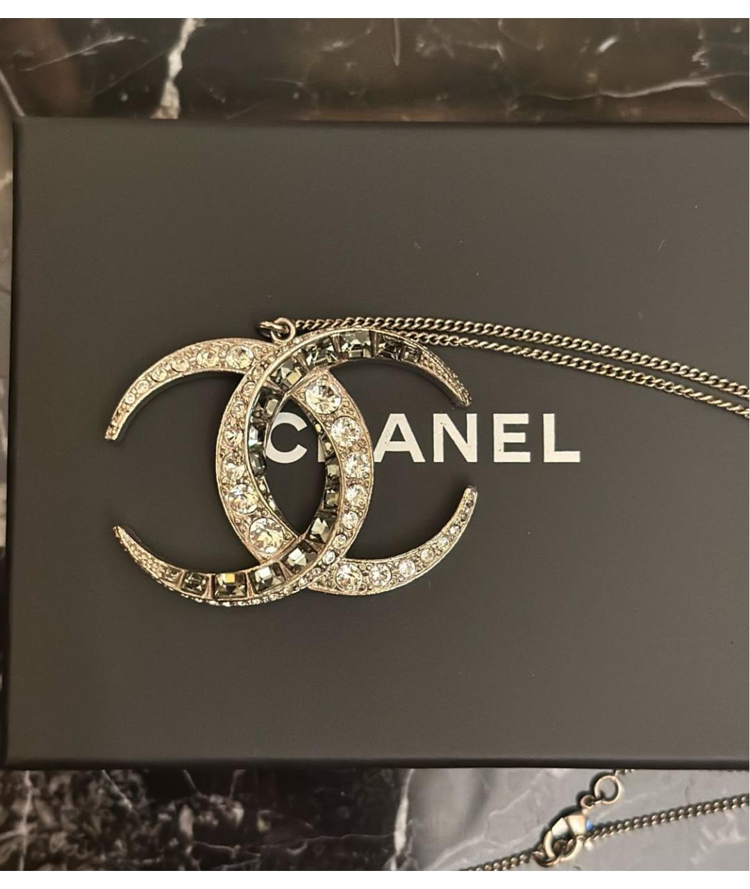 CHANEL Серебряная подвеска, фото 6