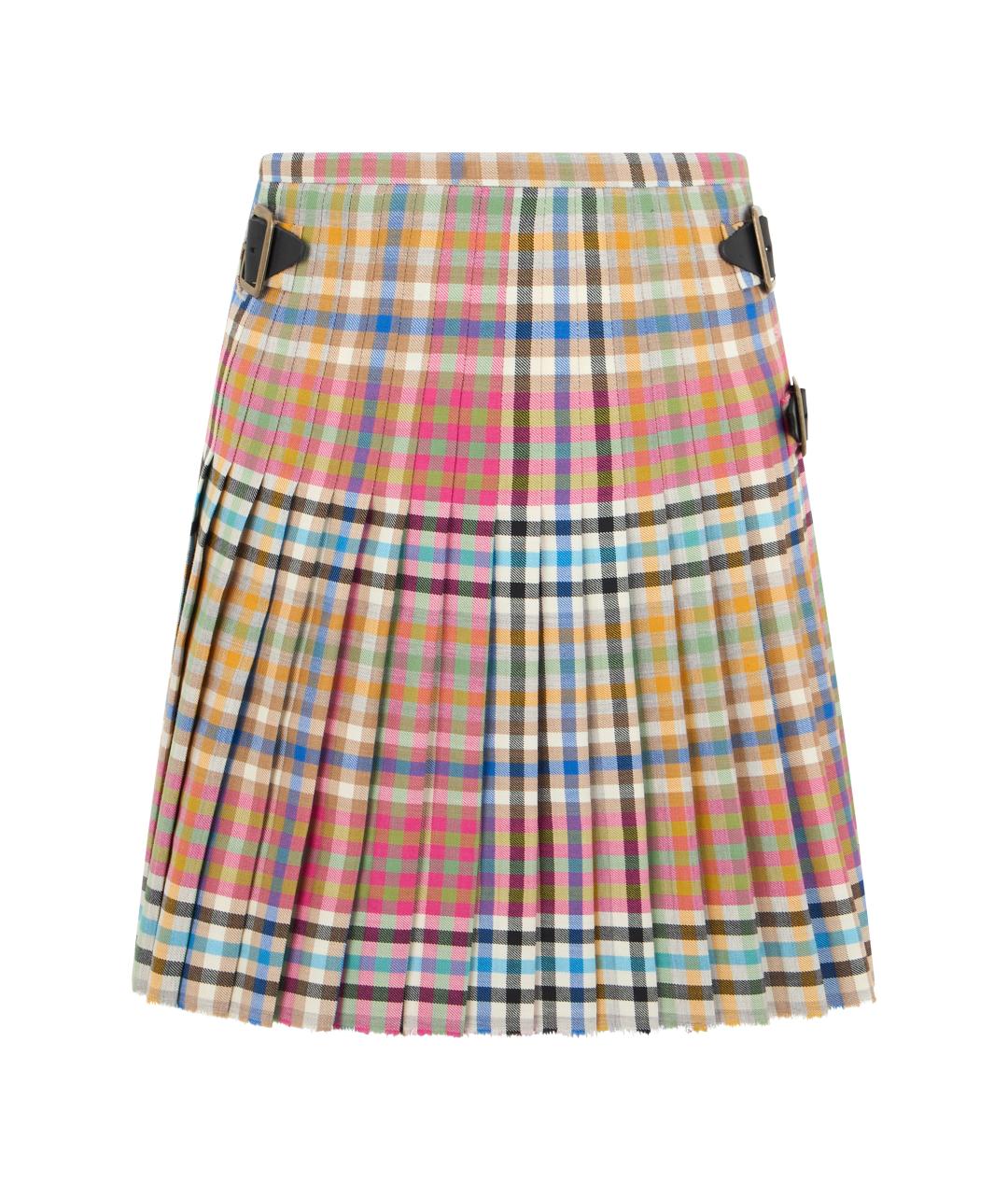 VIVIENNE WESTWOOD Мульти шерстяная юбка мини, фото 1