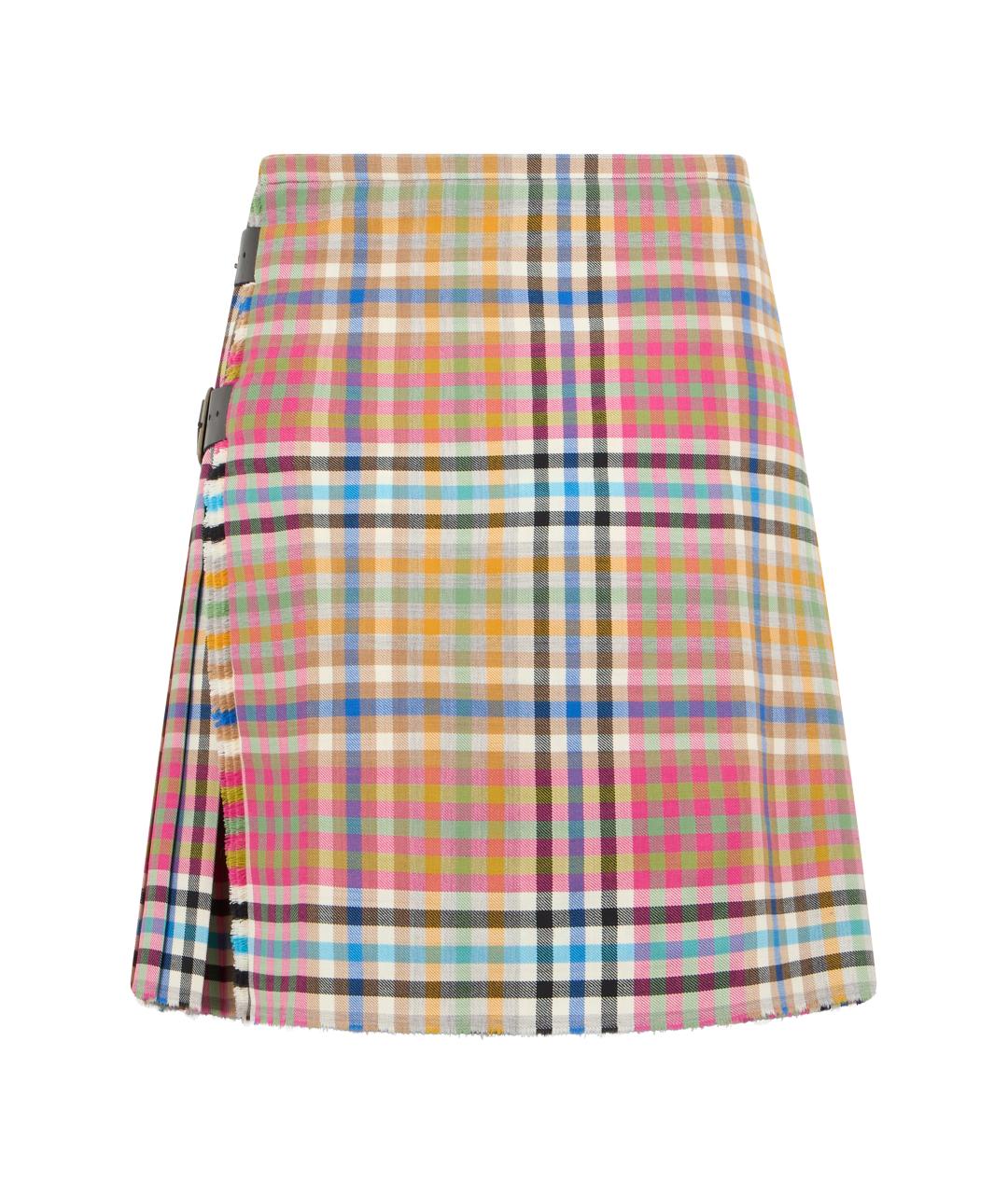 VIVIENNE WESTWOOD Мульти шерстяная юбка мини, фото 2