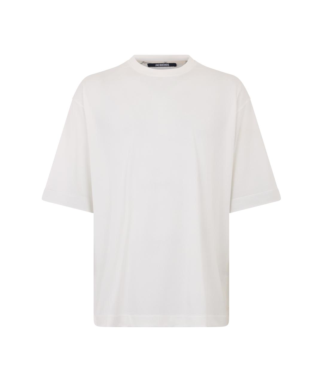 JACQUEMUS Белая футболка, фото 1