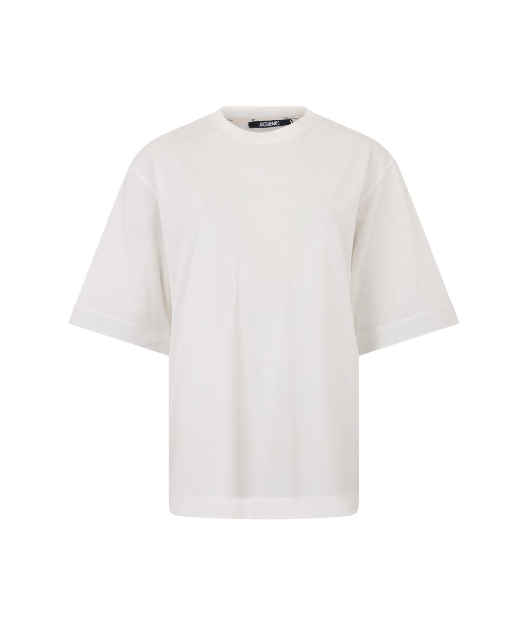 JACQUEMUS Белая футболка, фото 3