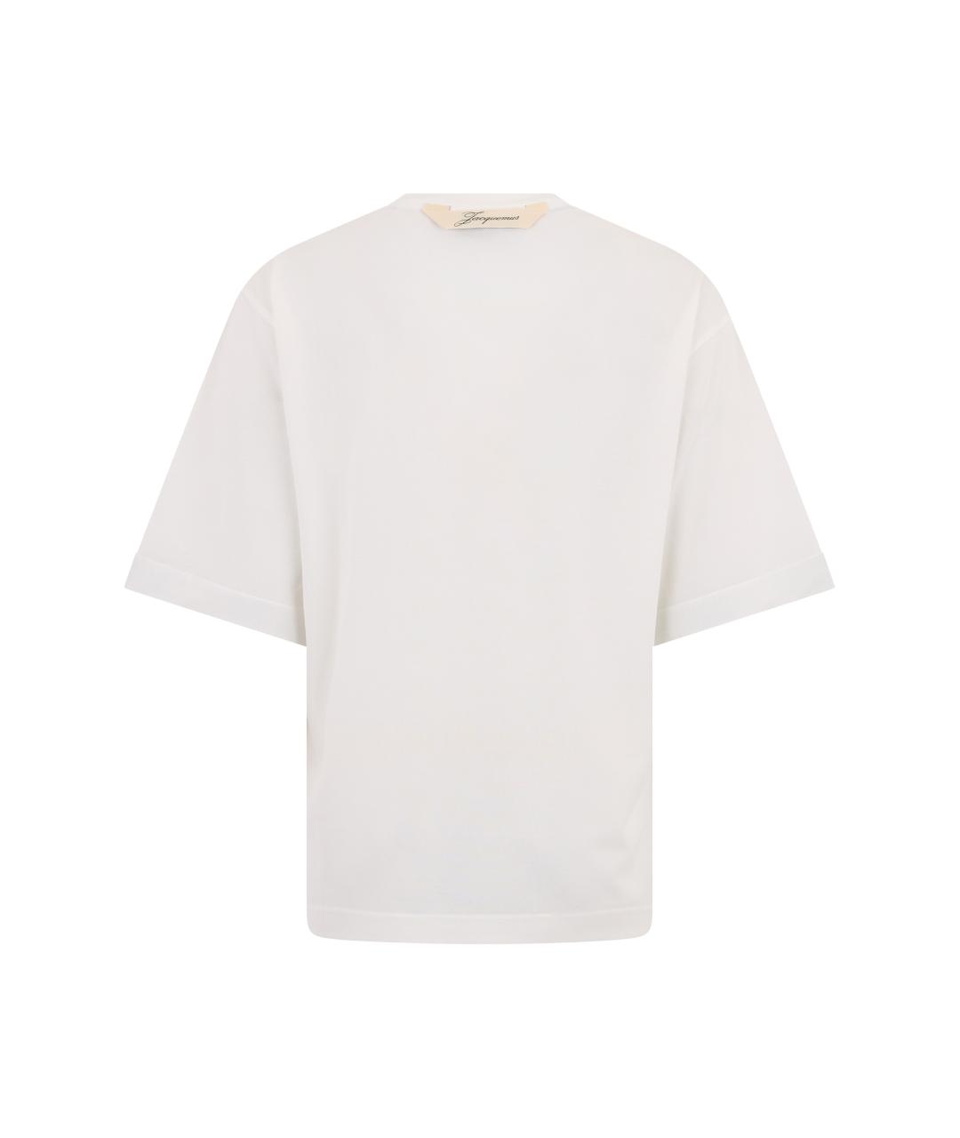 JACQUEMUS Белая футболка, фото 2