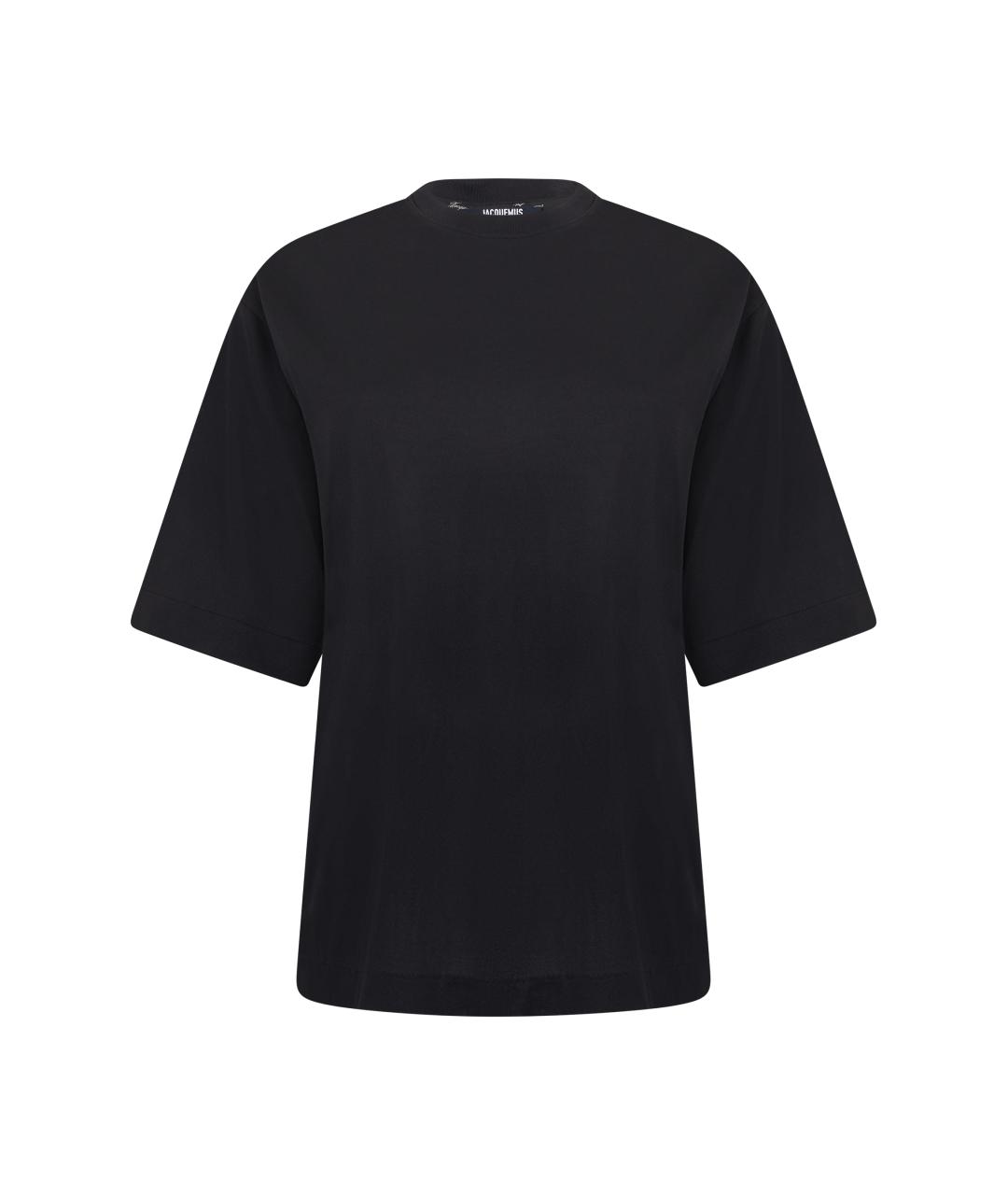 JACQUEMUS Черная футболка, фото 1