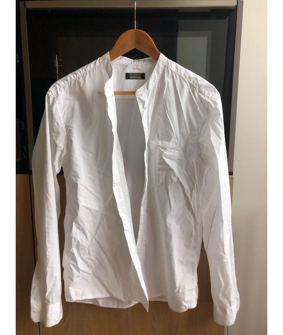 CLOSED Белая хлопковая кэжуал рубашка, фото 8