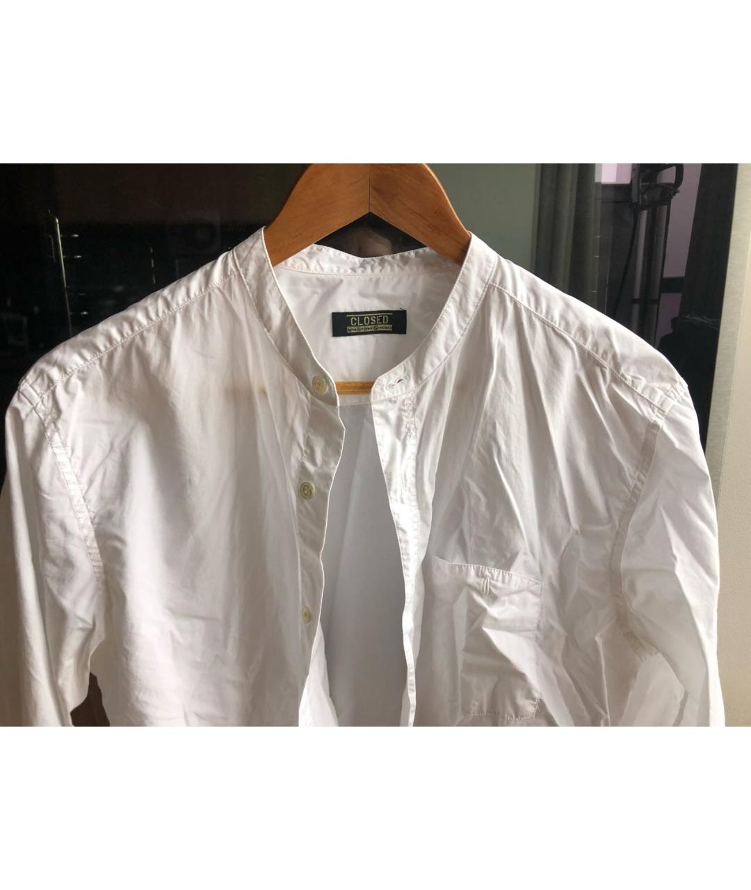 CLOSED Белая хлопковая кэжуал рубашка, фото 3