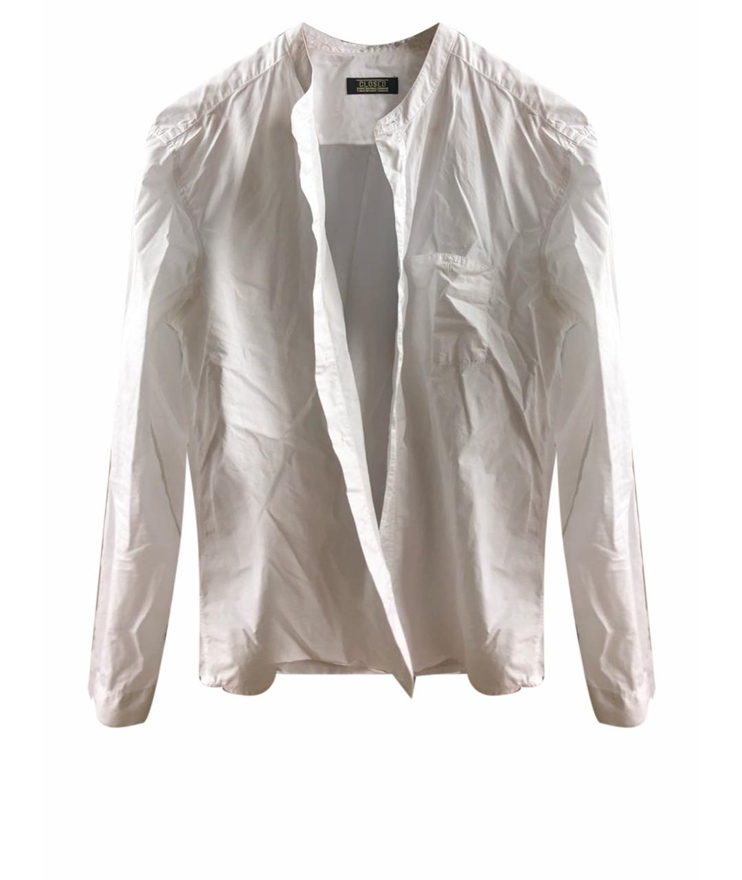CLOSED Белая хлопковая кэжуал рубашка, фото 9