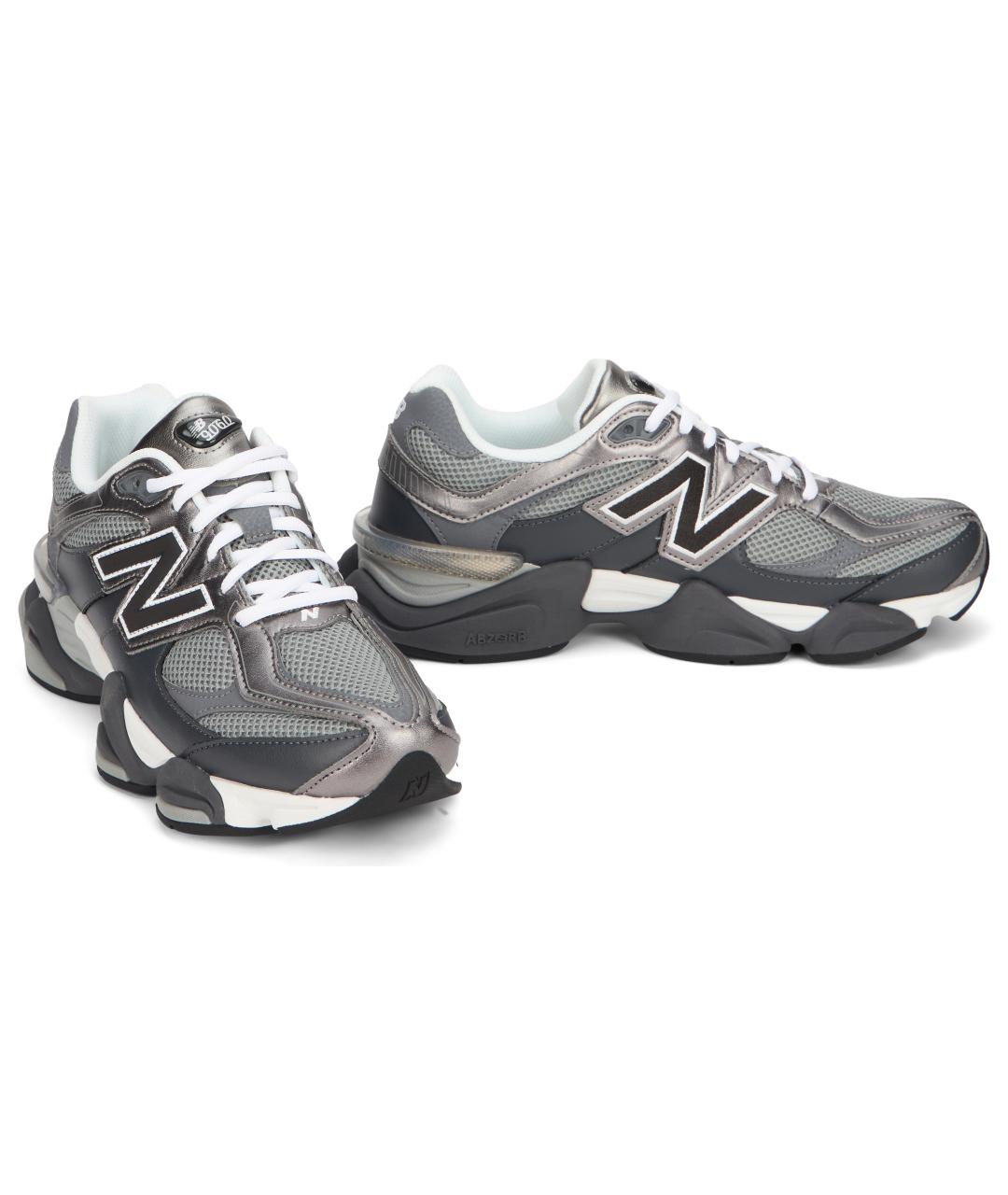 NEW BALANCE Серые текстильные кроссовки, фото 3