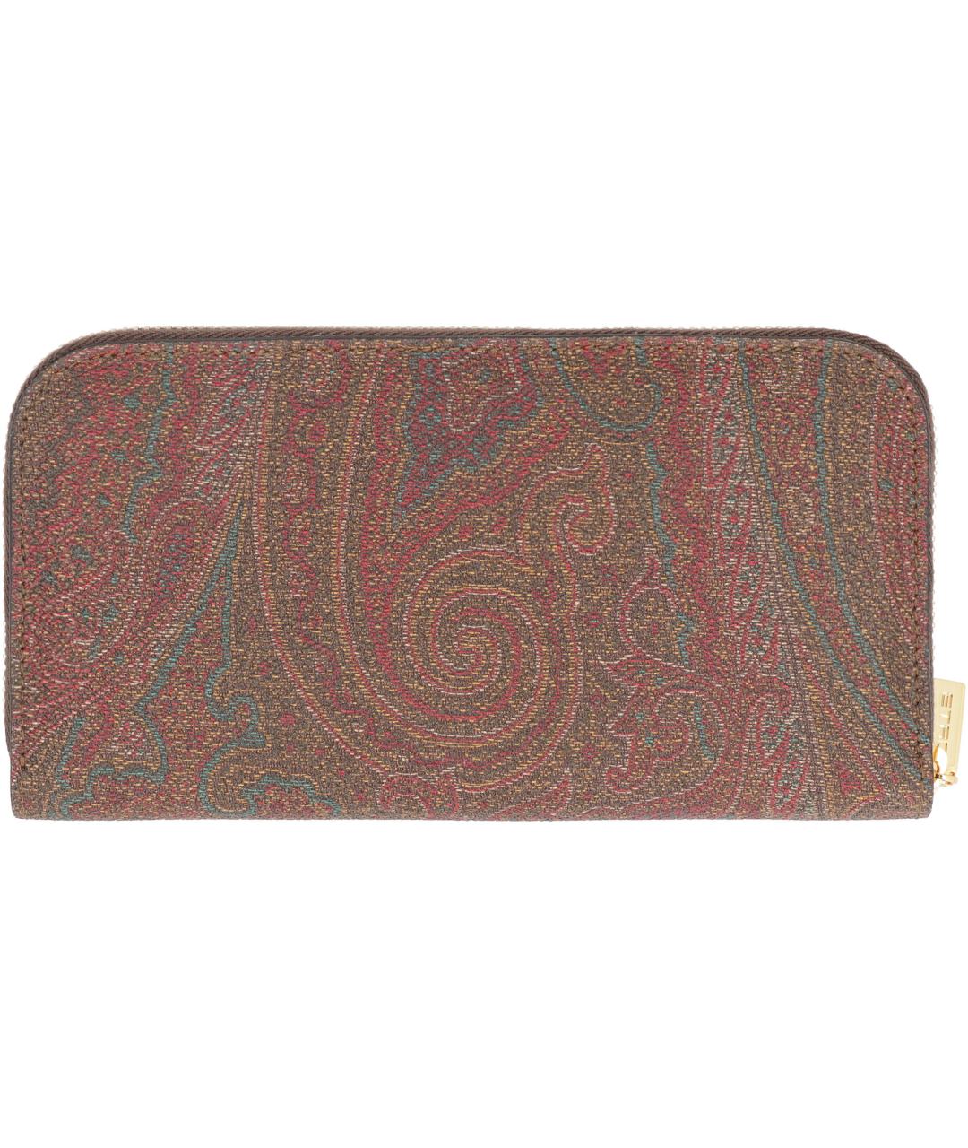 ETRO Коричневый кожаный кошелек, фото 2