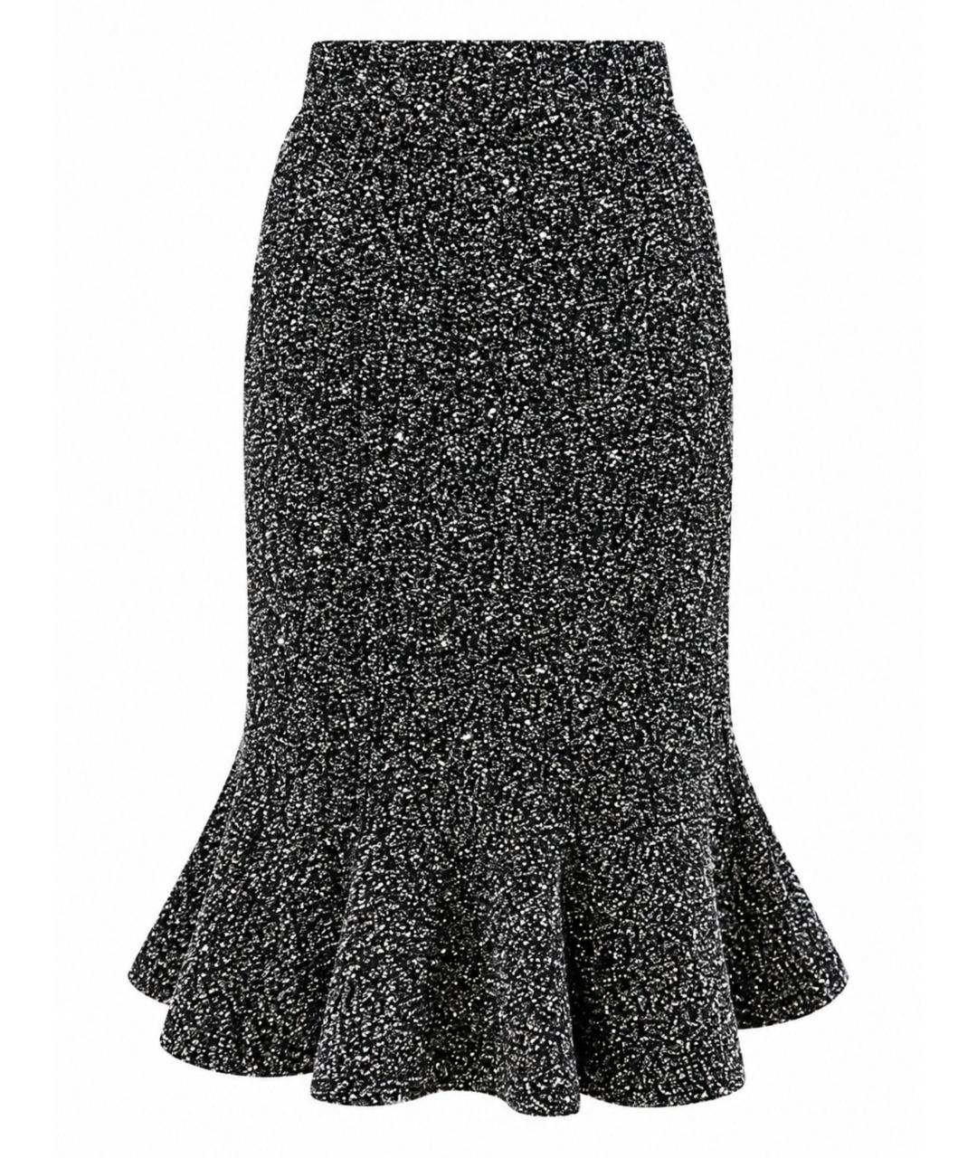 CHRISTIAN DIOR Черная юбка миди, фото 1