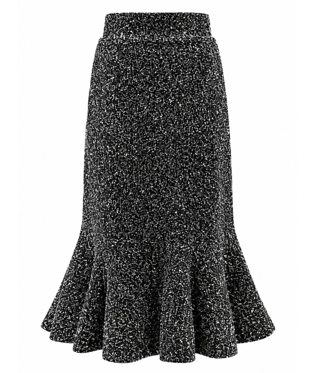 CHRISTIAN DIOR Черная юбка миди, фото 2
