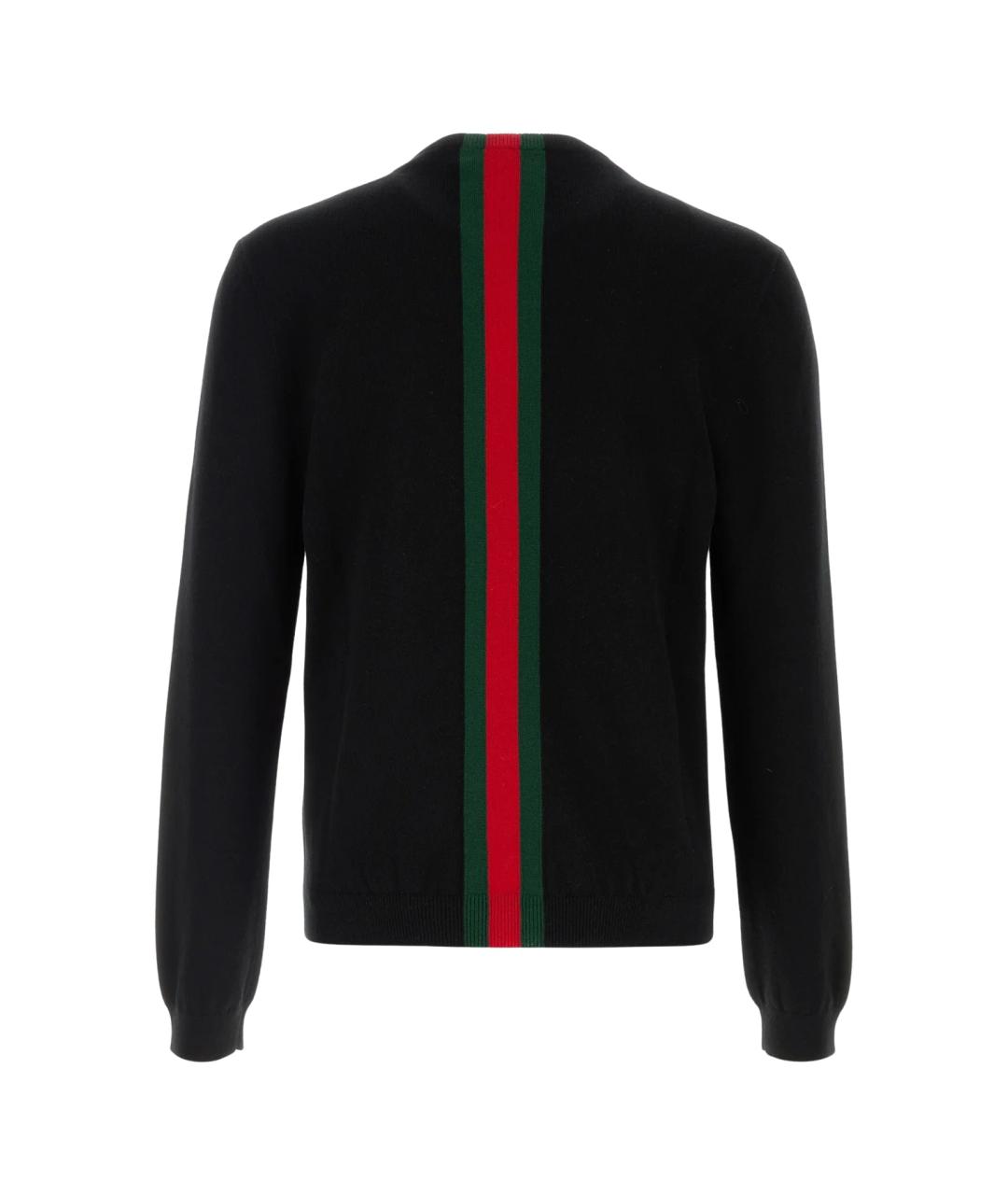 GUCCI Черный кашемировый джемпер / свитер, фото 2