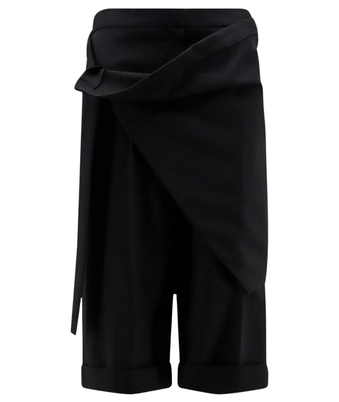 CHRISTIAN DIOR Черные шерстяные капри, фото 1