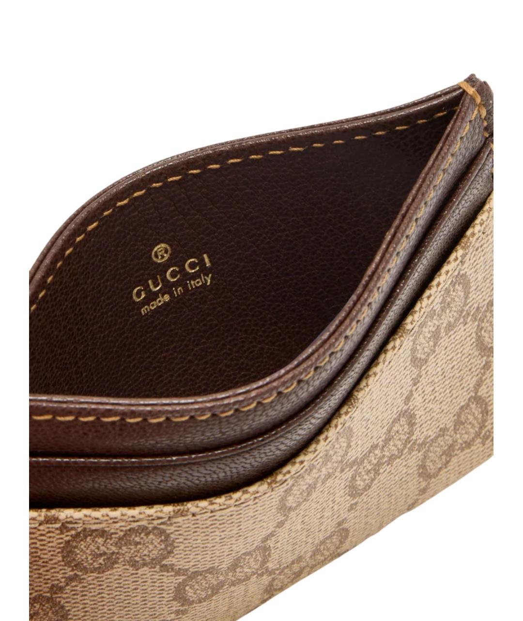 GUCCI Бежевый кардхолдер, фото 4