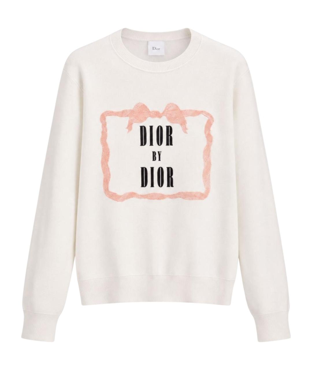 CHRISTIAN DIOR Бежевый кашемировый джемпер / свитер, фото 1
