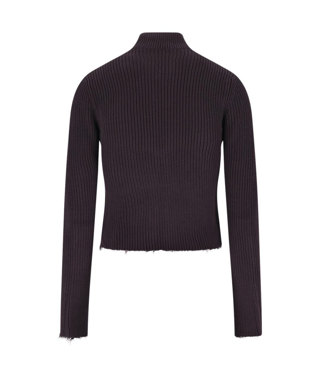 MM6 MAISON MARGIELA Коричневый хлопковый кардиган, фото 2
