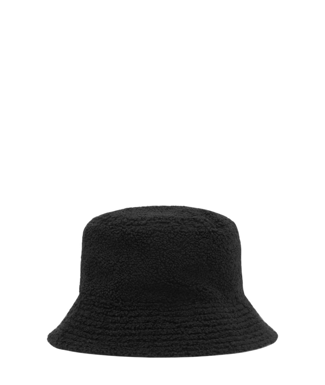 MM6 MAISON MARGIELA Черная хлопковая шляпа, фото 2