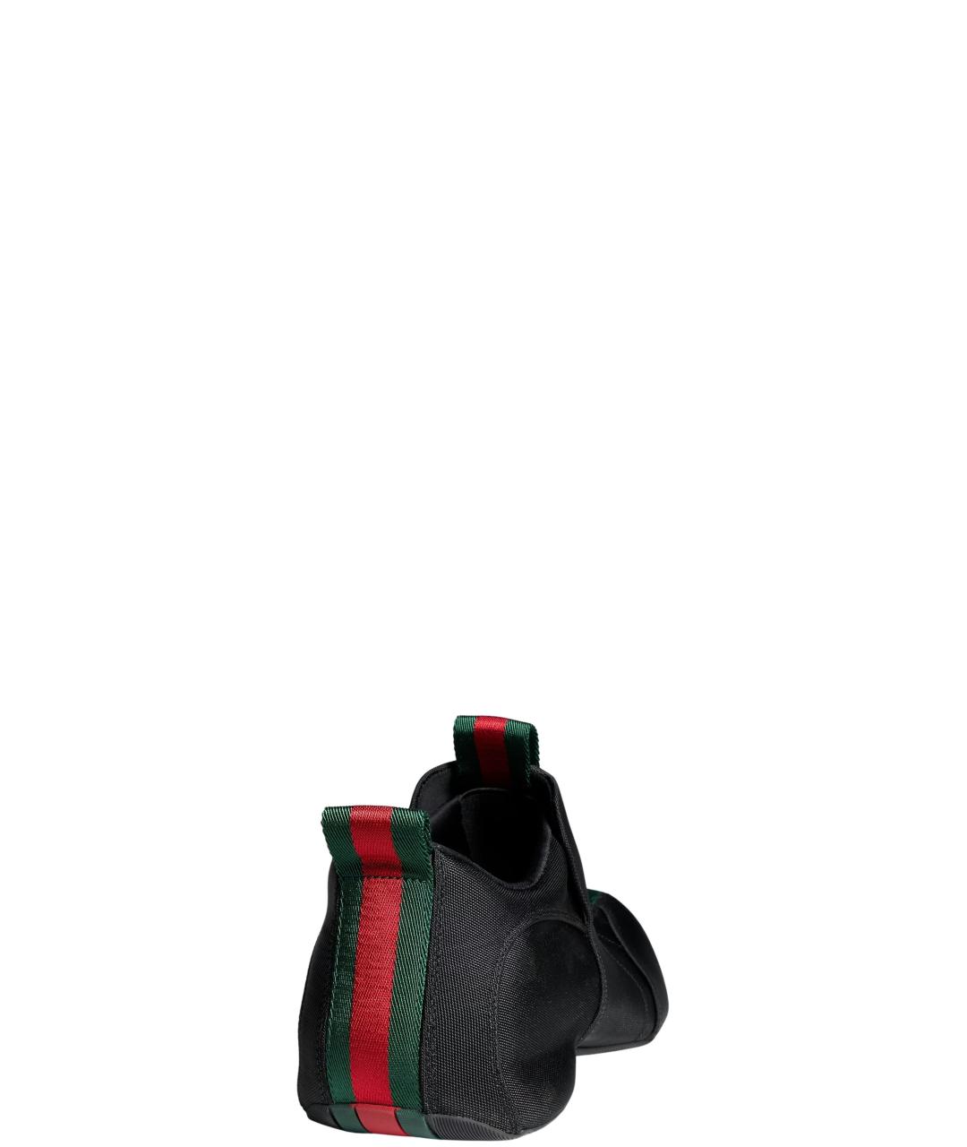 GUCCI Черные текстильные слипоны, фото 3