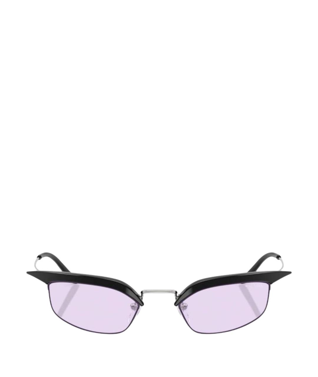 PRADA Фиолетовые металлические солнцезащитные очки, фото 1
