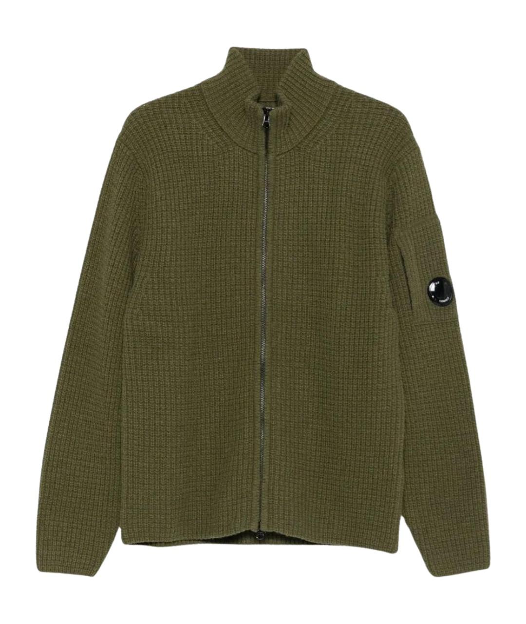 CP COMPANY Хаки полиамидовый кардиган, фото 1