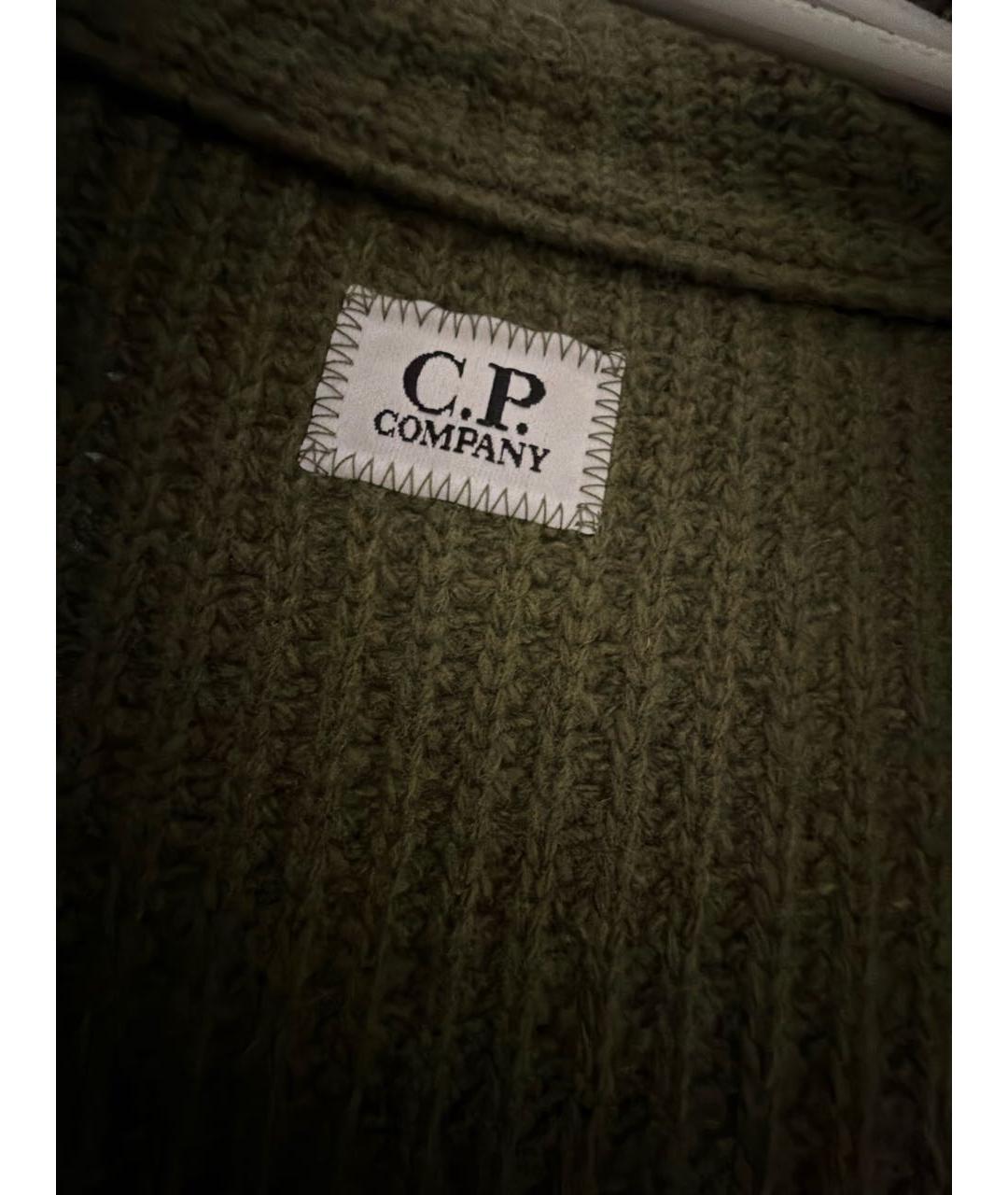 CP COMPANY Хаки полиамидовый кардиган, фото 8