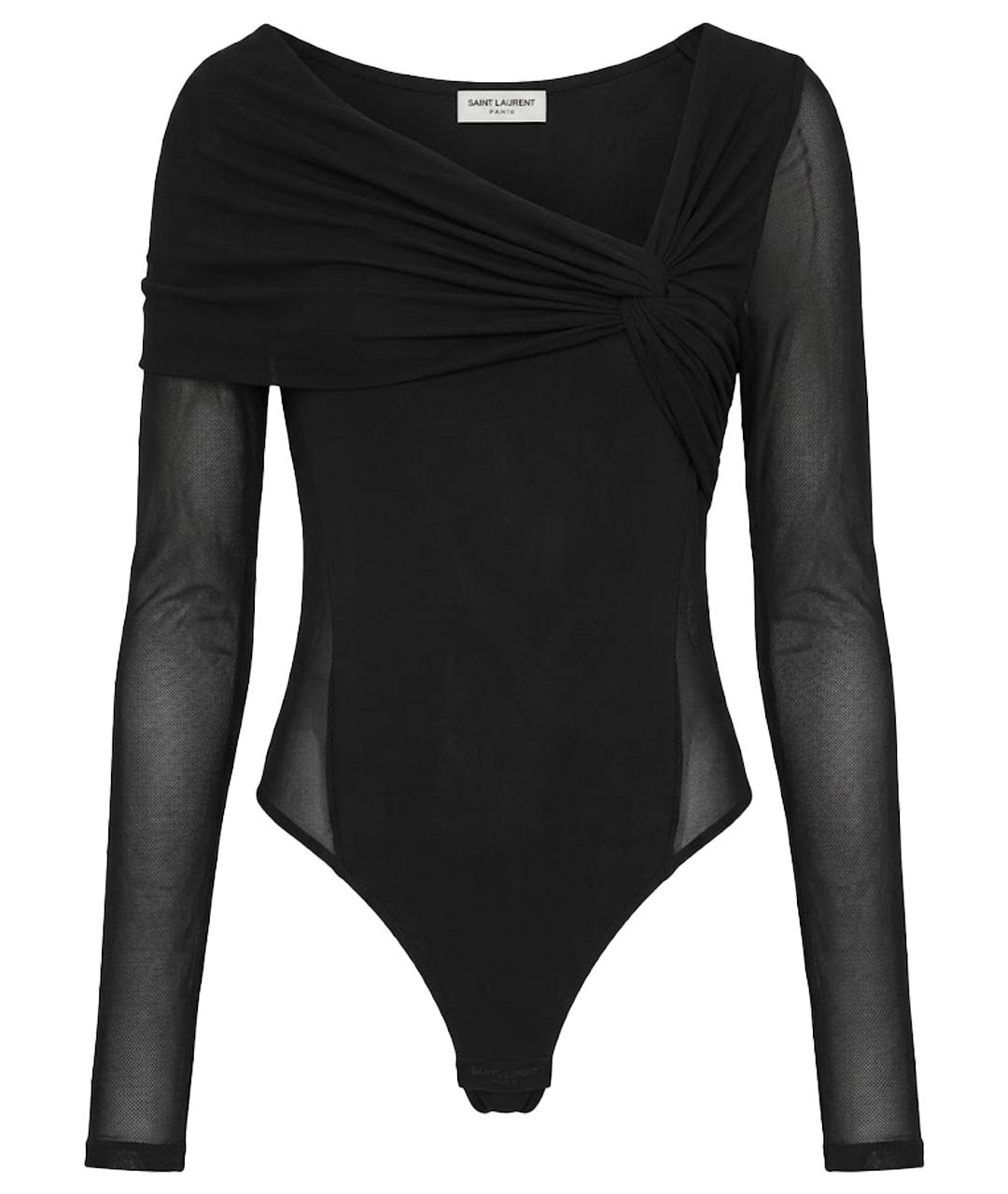 SAINT LAURENT Черная вискозная блузы, фото 1
