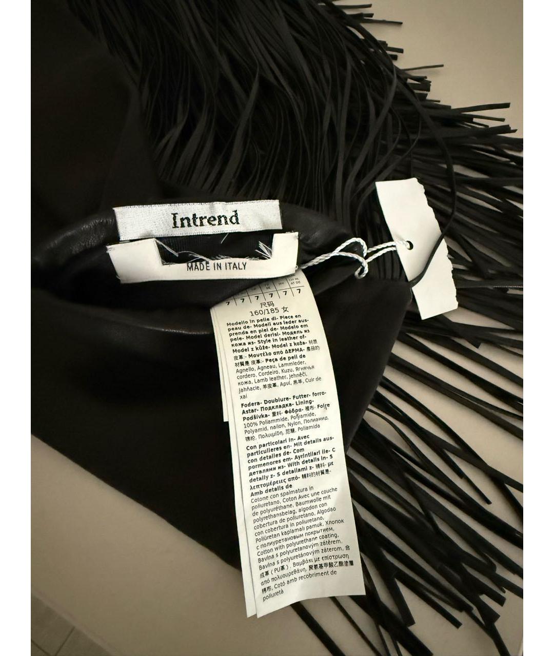 SPORTMAX Черные кожаные перчатки, фото 4
