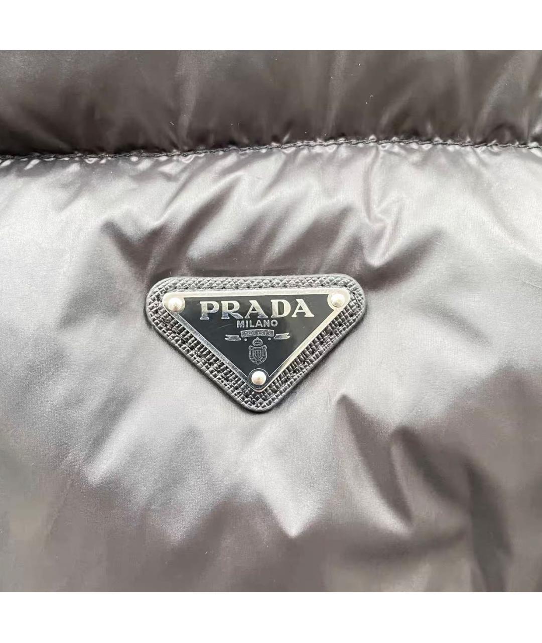PRADA Черный пуховик, фото 3