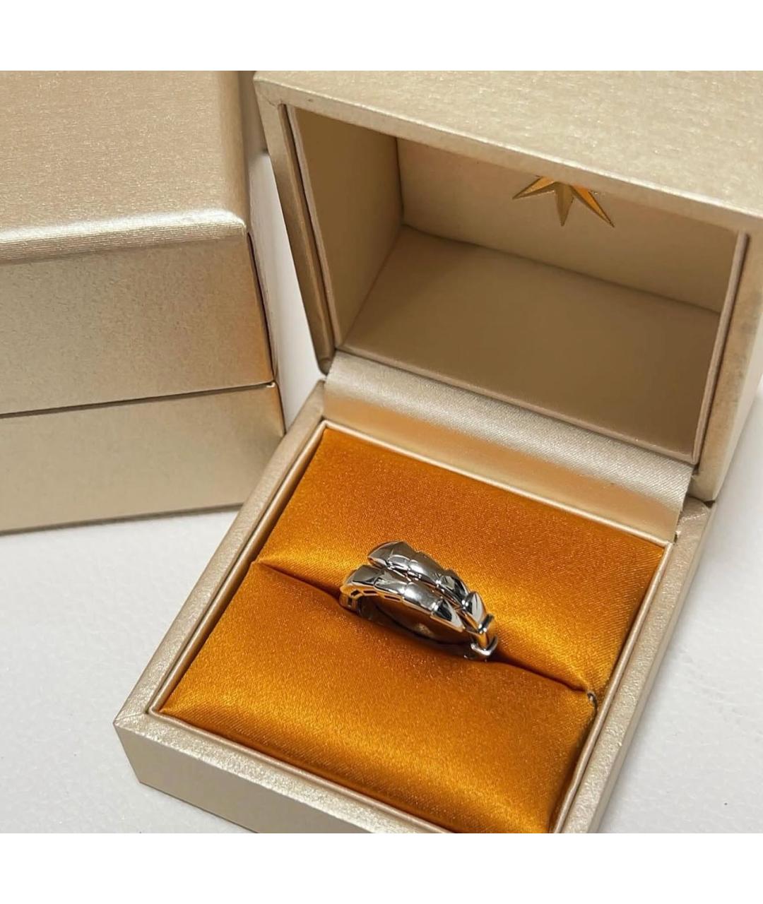 BVLGARI Серебряное кольцо из белого золота, фото 3
