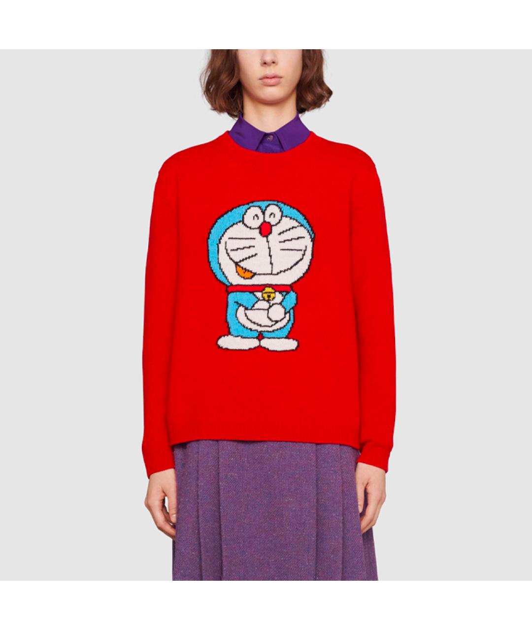 GUCCI Красный джемпер / свитер, фото 3
