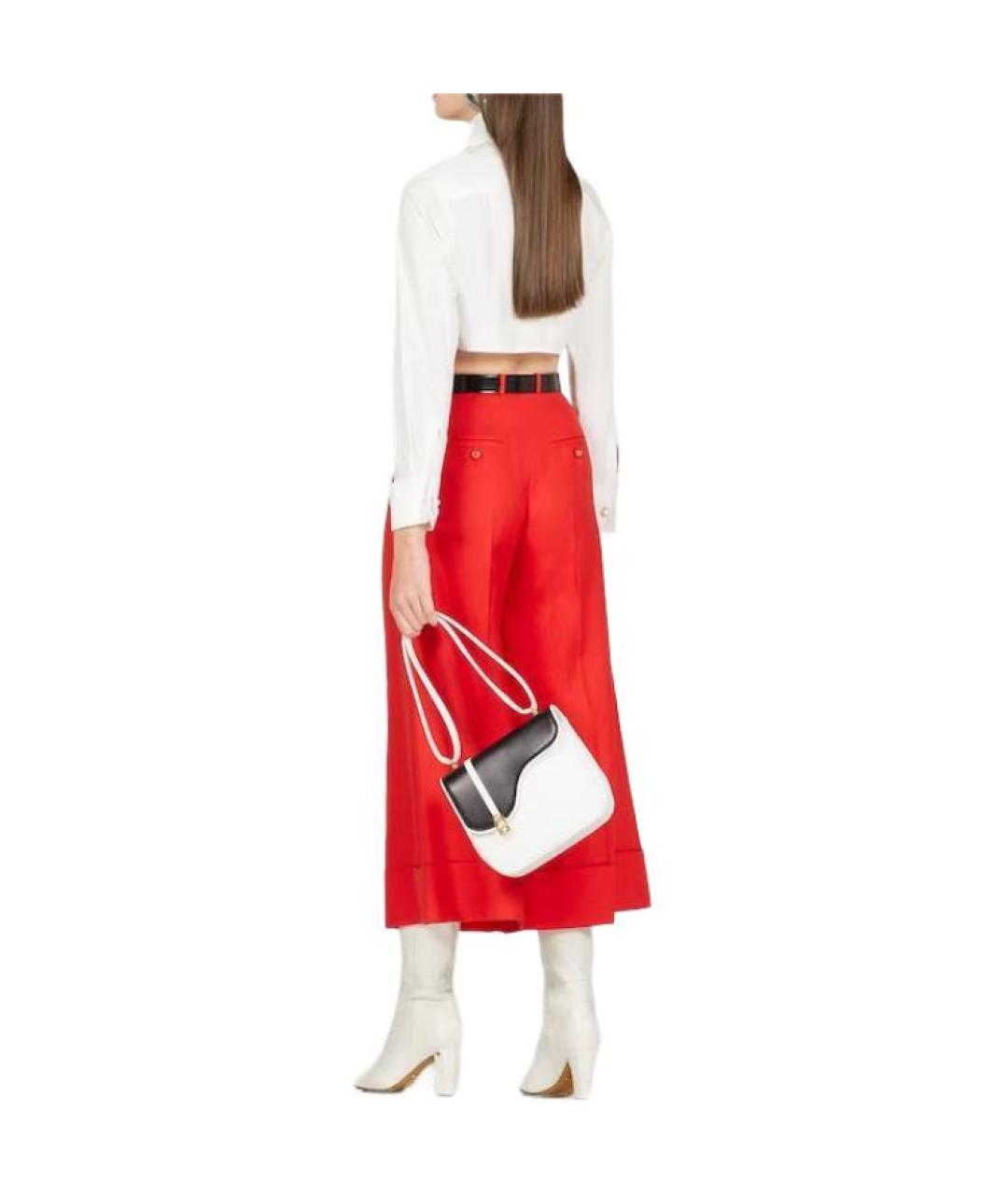 GUCCI Белая хлопковая рубашка, фото 4